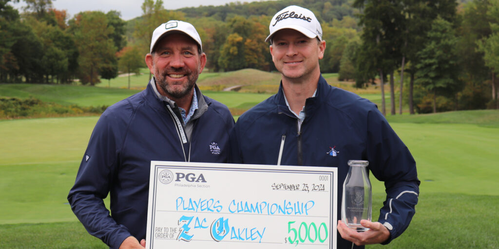 PGA of America Golf Professional Zac Oakley Wins 2024 Philadelphia